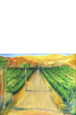 View up Bautista Road