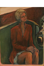 Woman in a Red Coat